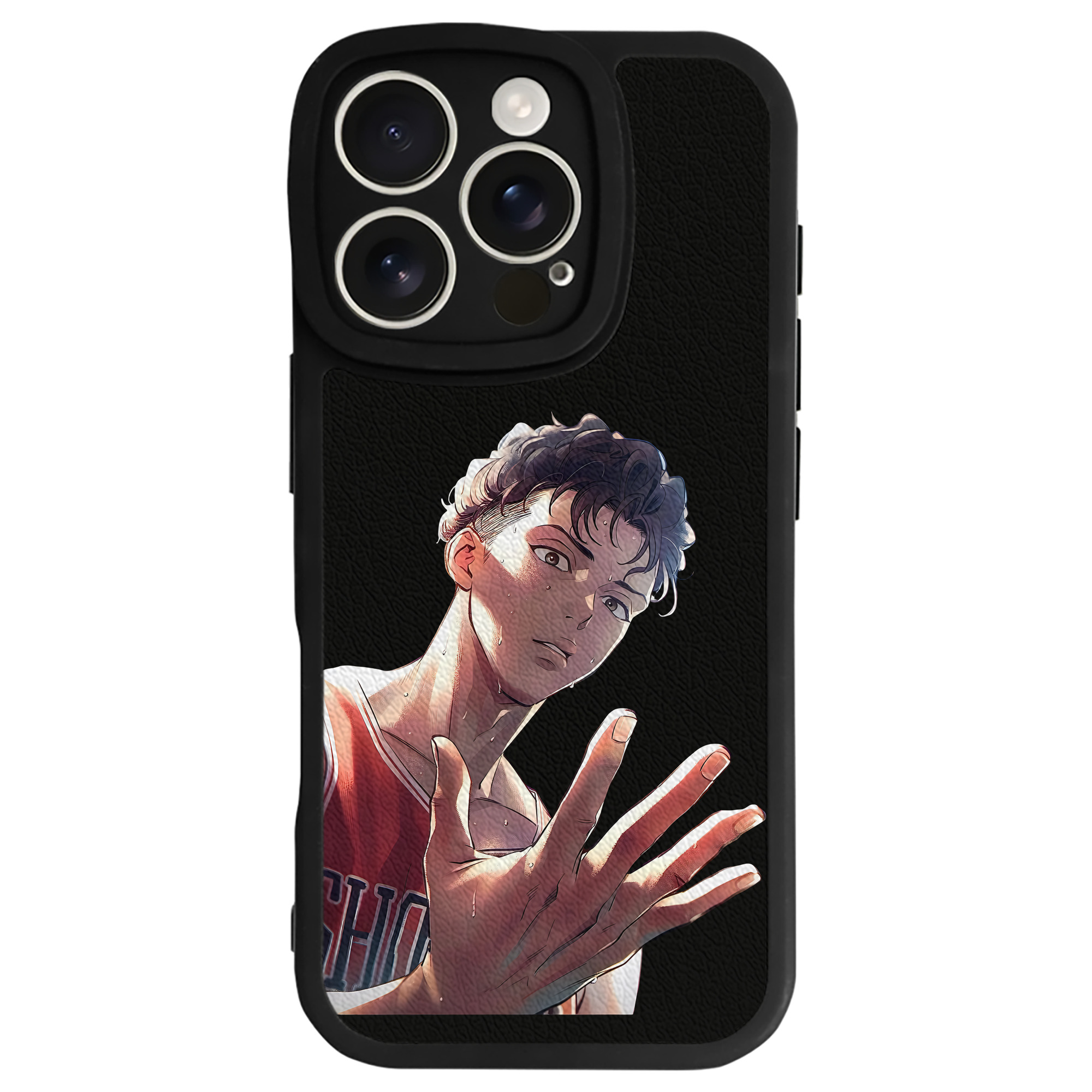 （画像用） SLAM DUNK／スラムダンク 【iPhone 16シリーズ対応】シリコンスマホケース（レザー調） 材質：シリコン